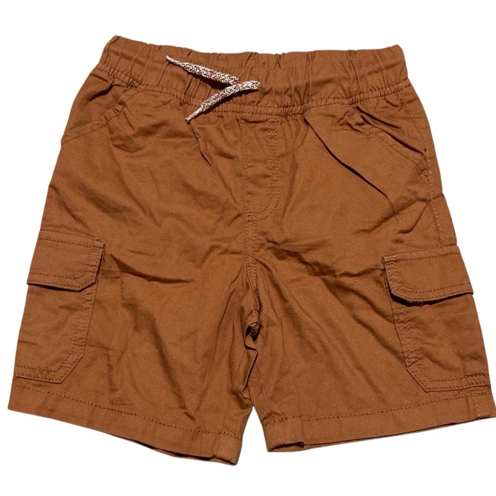 NEW Jumping Beans 100% Cotton Drawstring Pull On Cargo Shorts - Size 5T